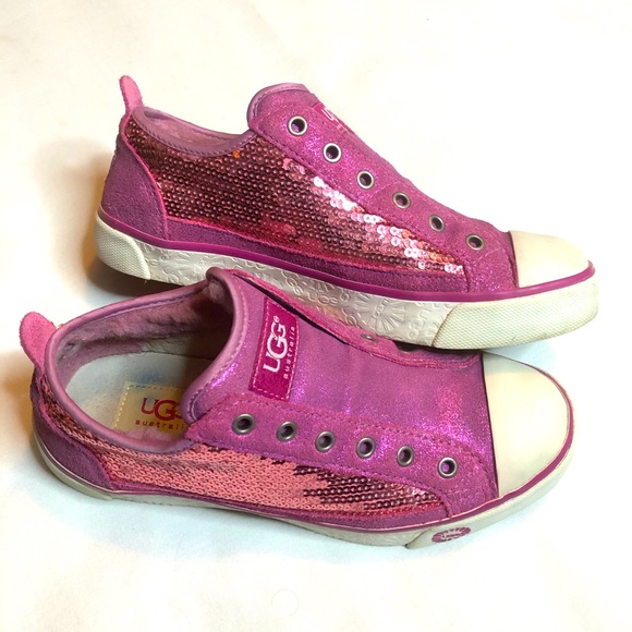 UGG Laela sparkles sequins raspberry sneakers - Picture 3 of 14